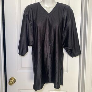 Black Football Jersey Top